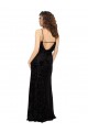 Floral Velvet & Stretch Velvet Sheath Long Sleeveless Open Back Bridesmaid Dress Sheffield