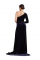 Stretch Velvet A-Line Sweep Train Long Sleeves Formal Evening Gown / Prom Dress / Bridesmaid Dress Sheffield