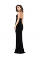 Stretch Velvet Sheath Long Sleeveless Low Back Semi Formal Evening Dress / Prom Dress / Bridesmaid Dress Sheffield